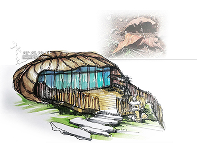 特色木屋酒店設(shè)計-仙蹤小榭